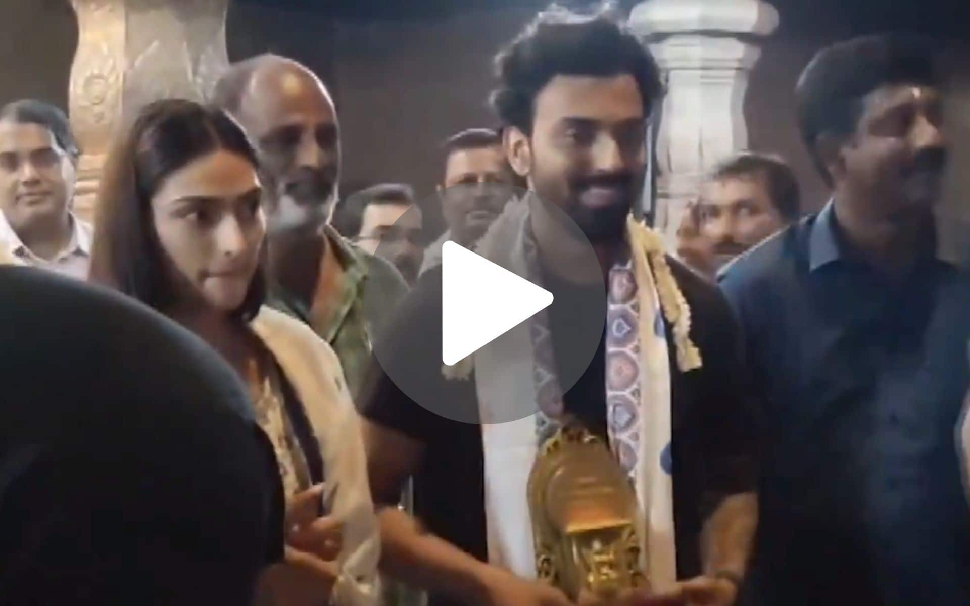 [Watch] KL Rahul Offers Prayer In Temple With Wife Athiya Shetty Before India’s Tour Of Sri Lanka